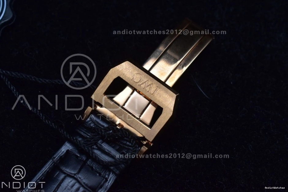 Black as Chrono Edition A7750 Portuguese Genuine) 1:1 ZF 444 Best Practical Thickness on Leather IW371482 (Same Strap 1031